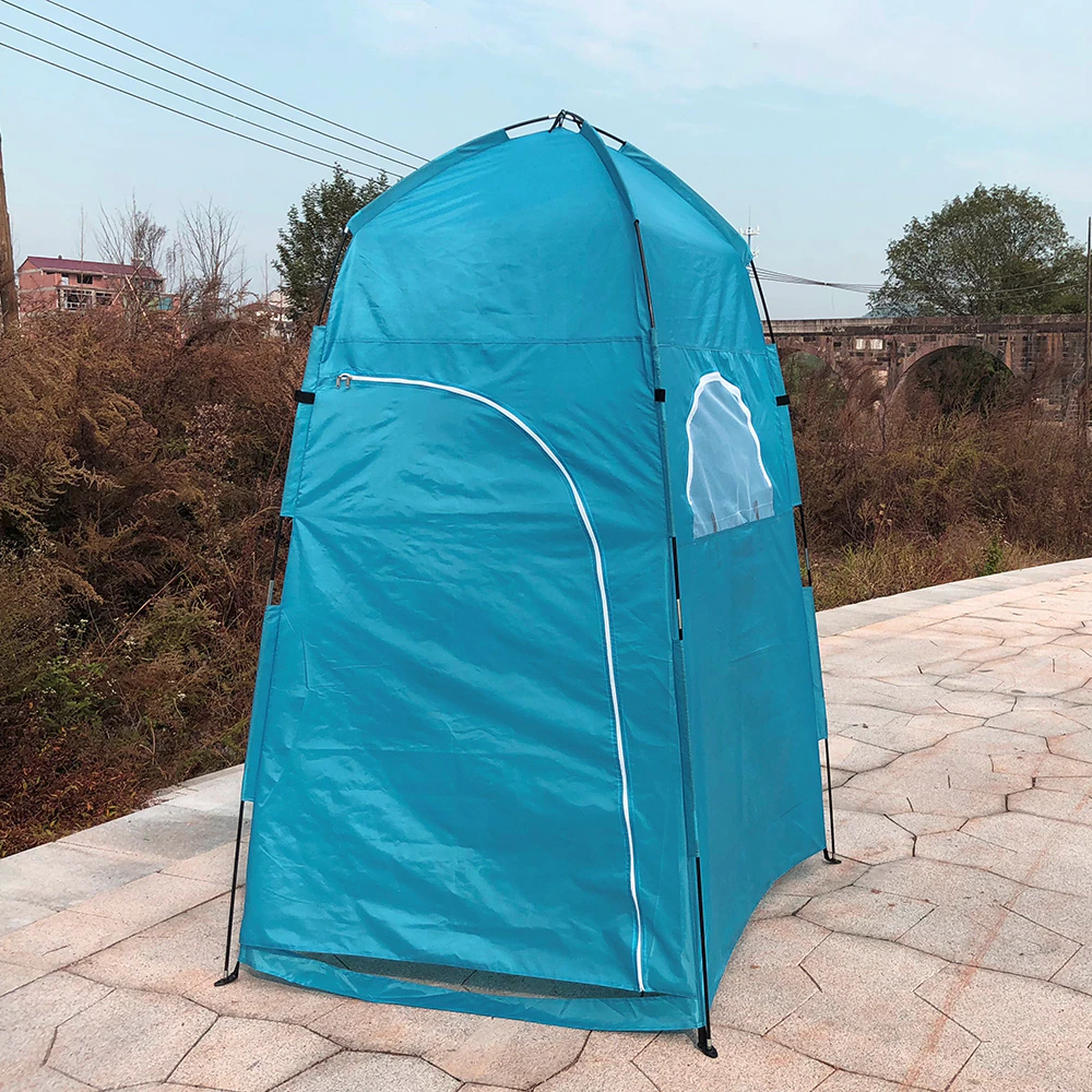 Cheap Goat Tents Portable Outdoor Camping Tent Shower Bath Changing Fitting Room Tent Shelter Camping Beach Privacy Toilet Camping Tent 2022   